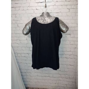 Old Navy Fitted Women's PLUS Size 3X Black Tank Top